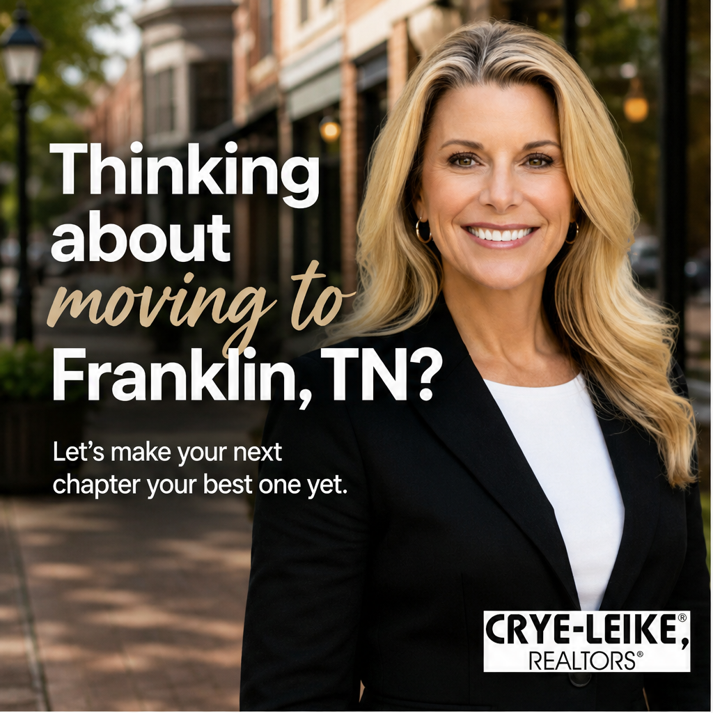 Moving to Franklin, TN